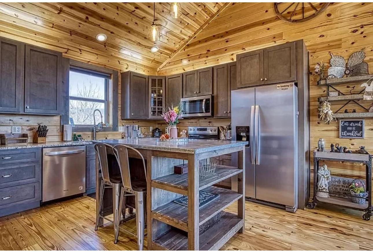 Hawk'S View Log Cabin -Mountains In Gatlinburg. Villa Exterior photo